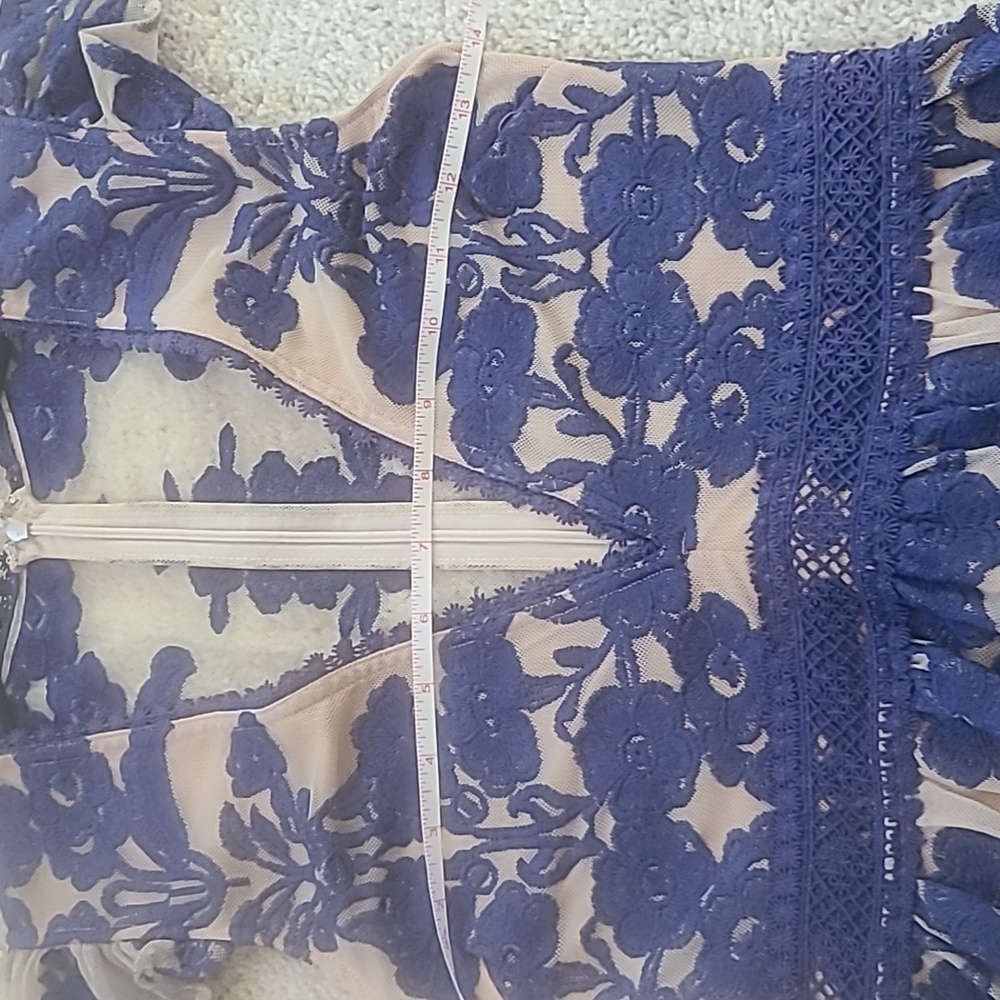 NWOT For Love and lemons Blue Temecula Mini - Picture 8 of 9